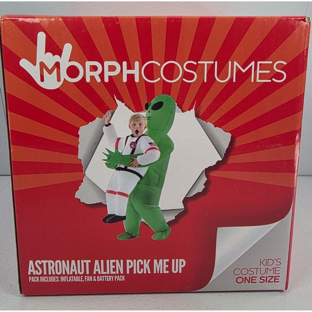MorphCostumes Kids Inflatable‎ Astronaut Alien Pick Me Up Costume One Size